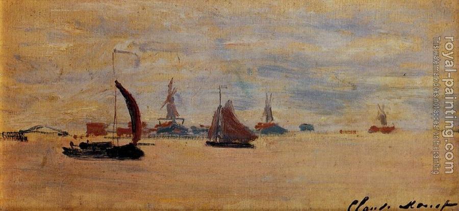 Claude Oscar Monet : View of the Voorzaan